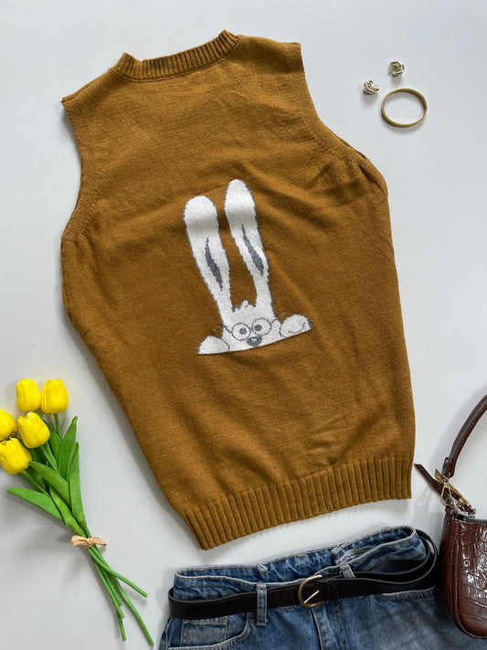 Soft Sweater Vest- Bust 34 to 38