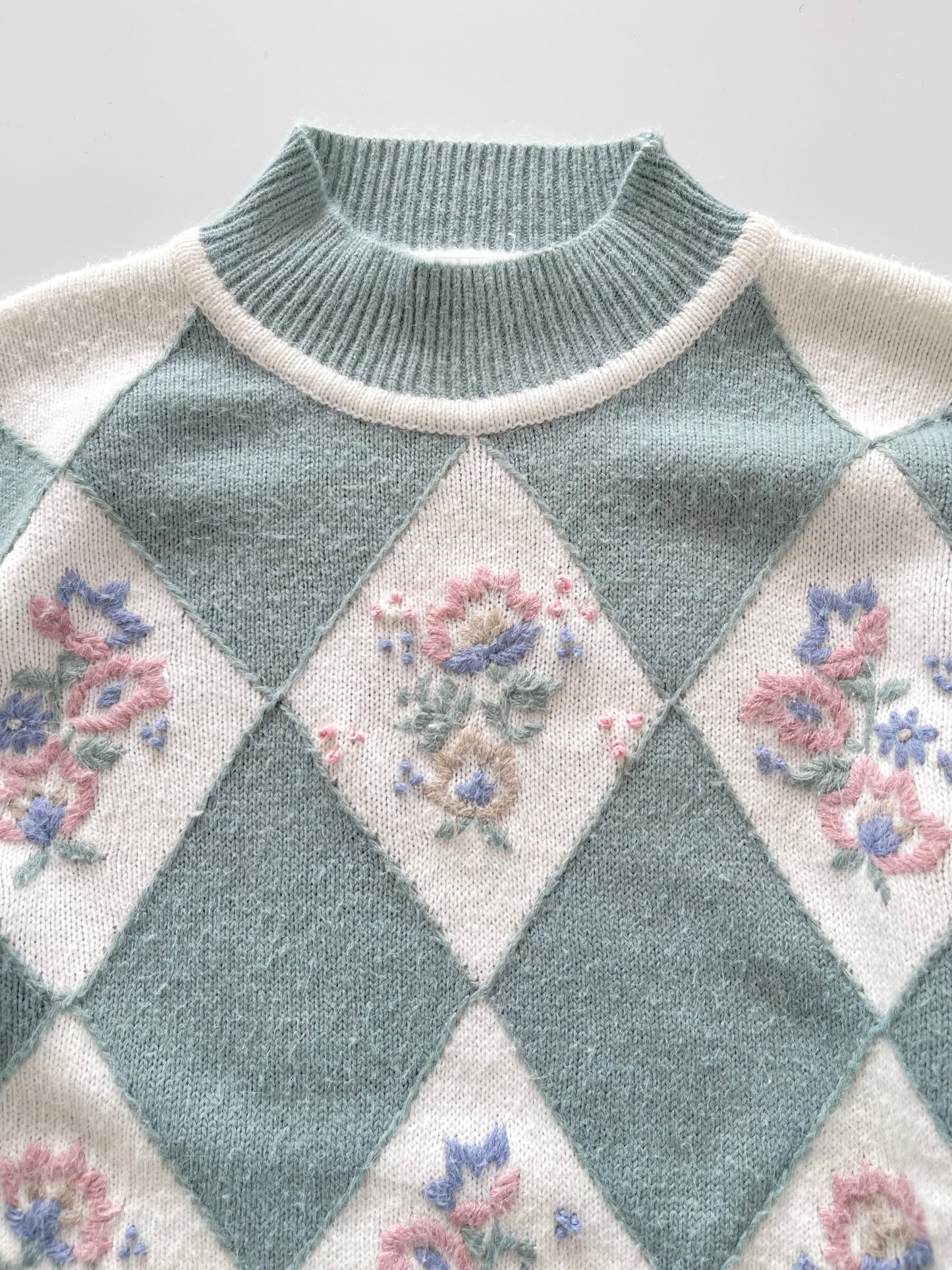 Alfred Dunner Embroidered Sweater-Bust 42