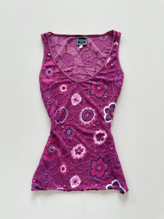 Vestige Fashion Sheer Vintage Top-Bust 34 to 36