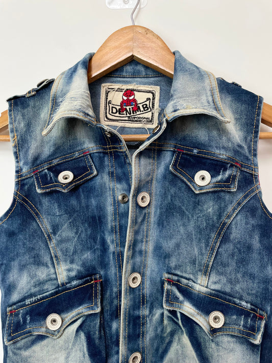 Denim Vest-Bust 30