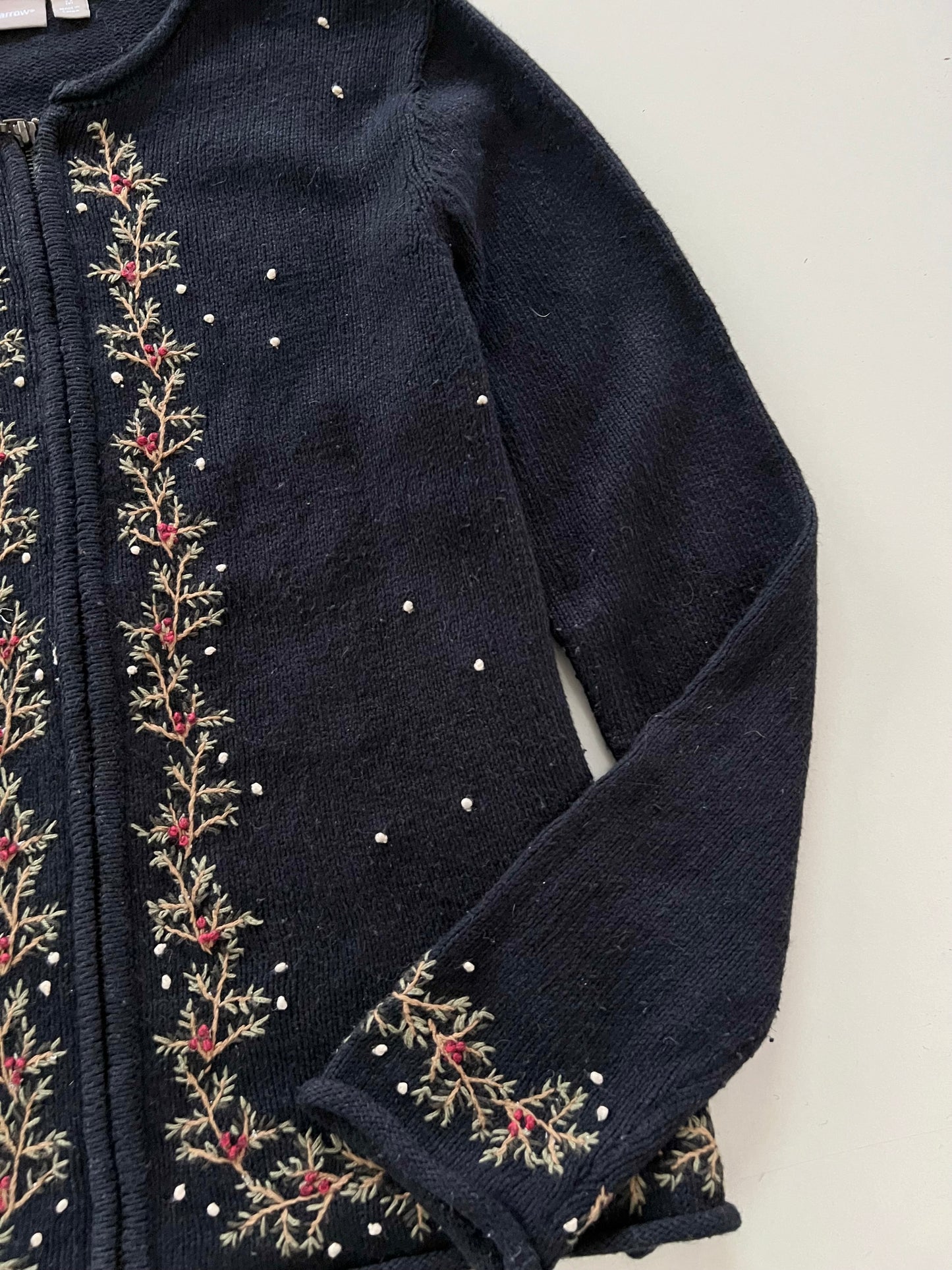 Croft & Barrow Embroidered Sweater-Bust 42