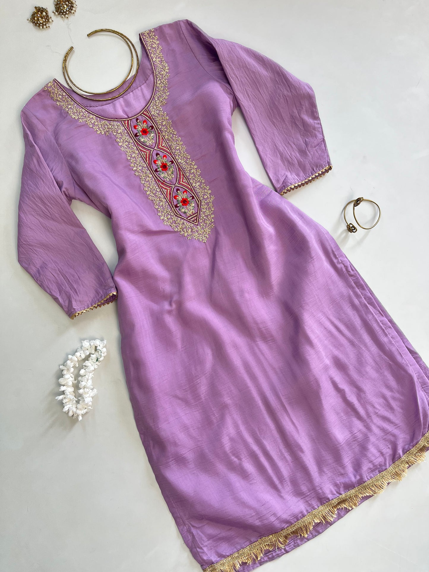 Embroidered Kurti-Bust 36
