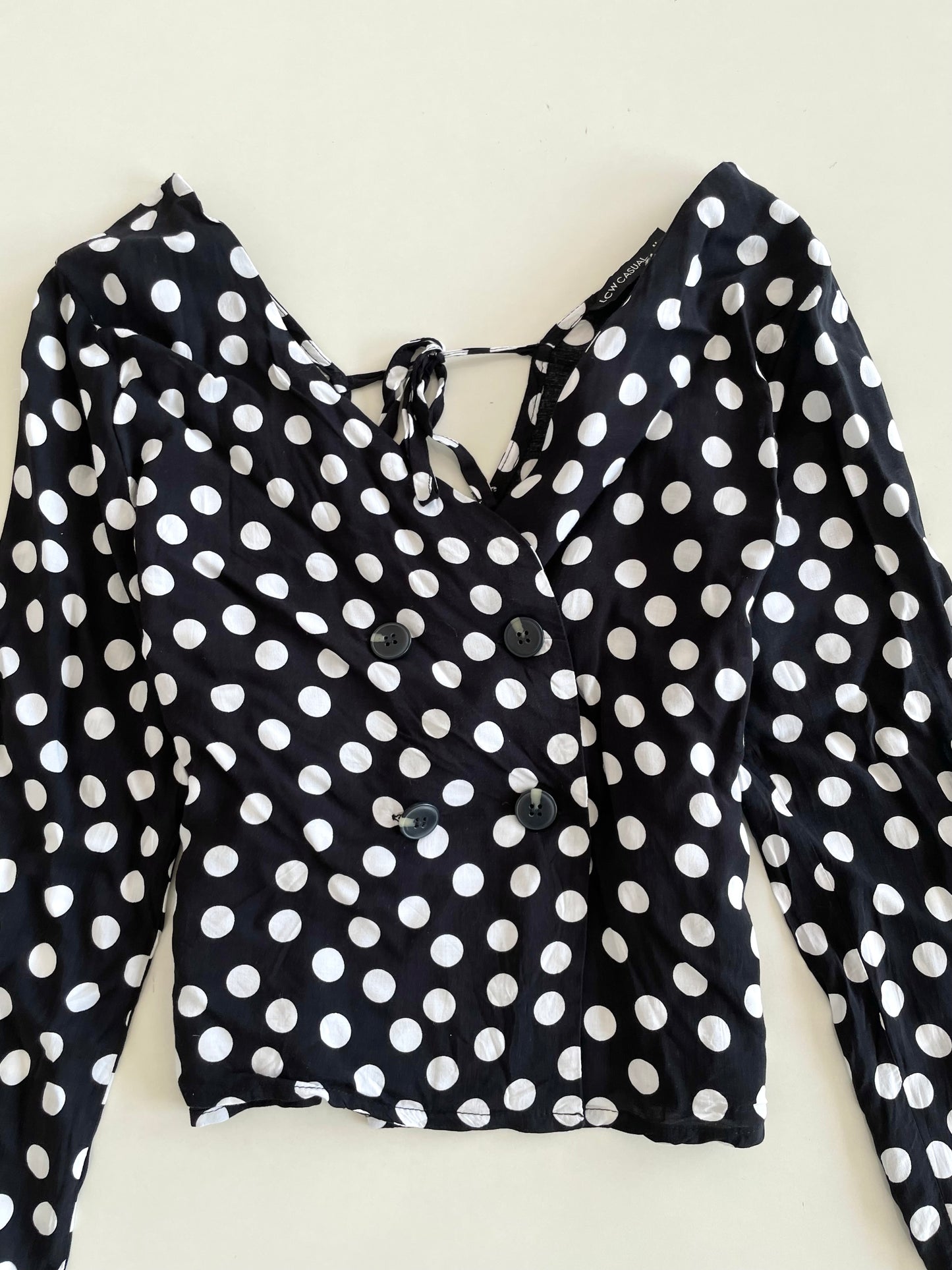 Polka Dot Top-Bust 36