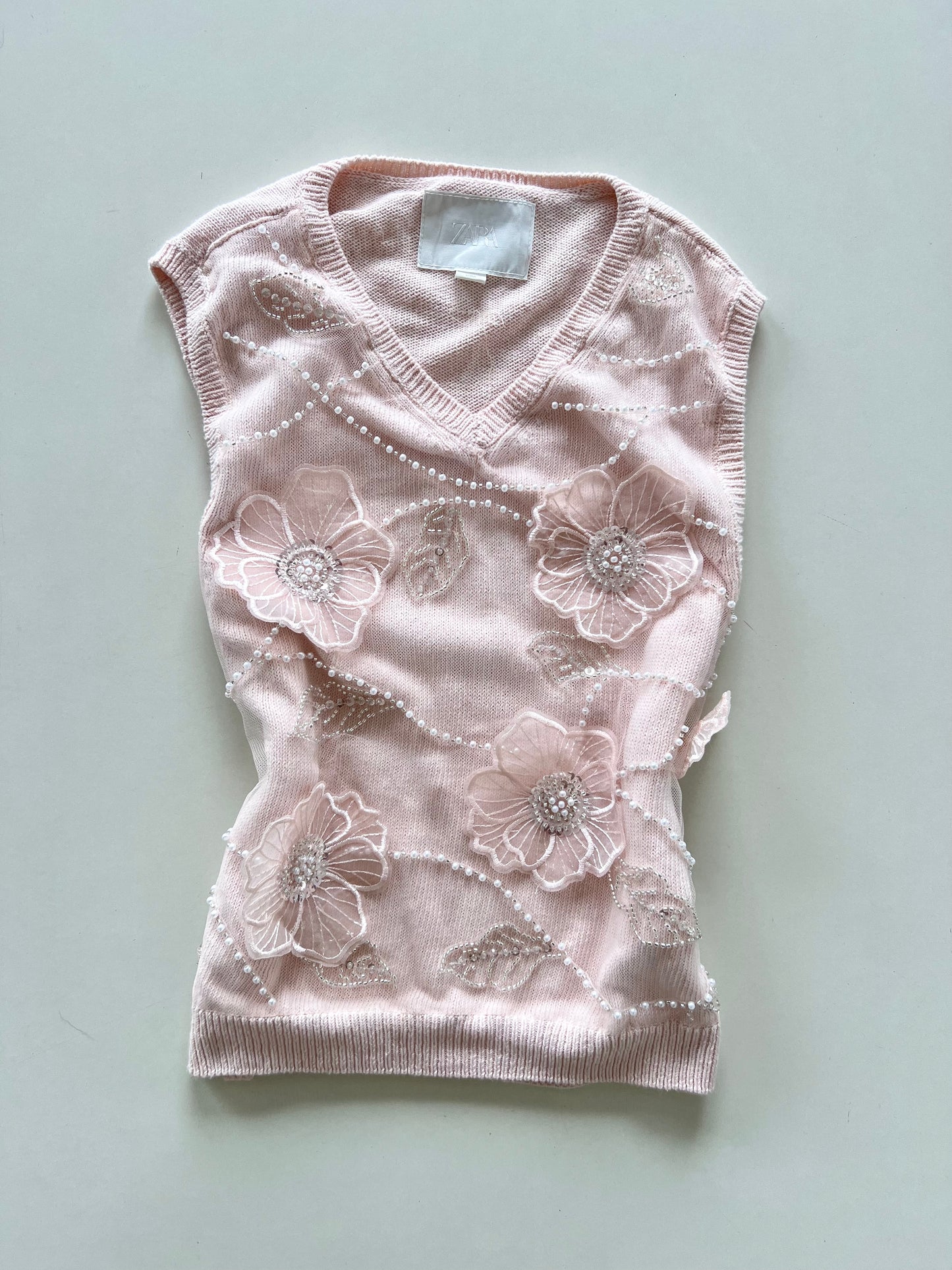 Zara Embroidered Top-Bust 34