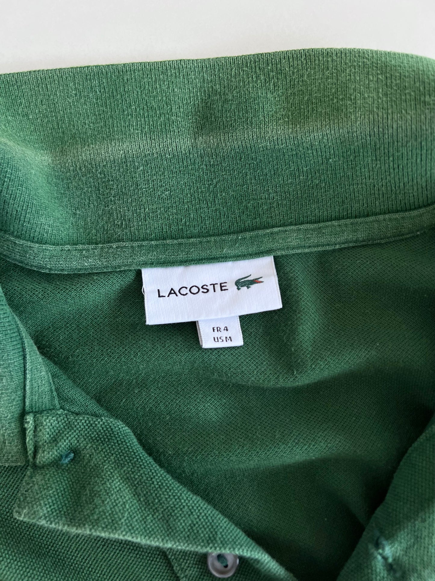 Lacoste 100% Cotton Vintage T-shirt-Bust 42