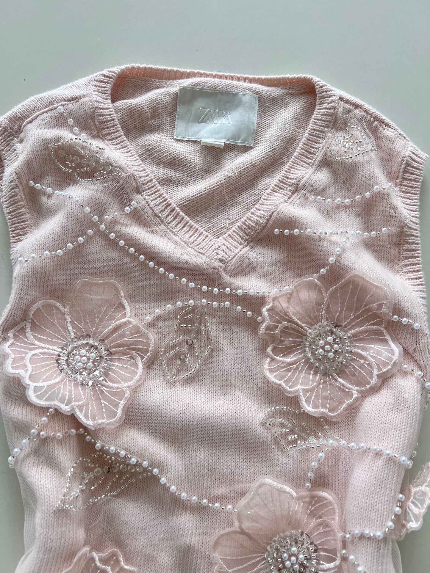 Zara Embroidered Top-Bust 34