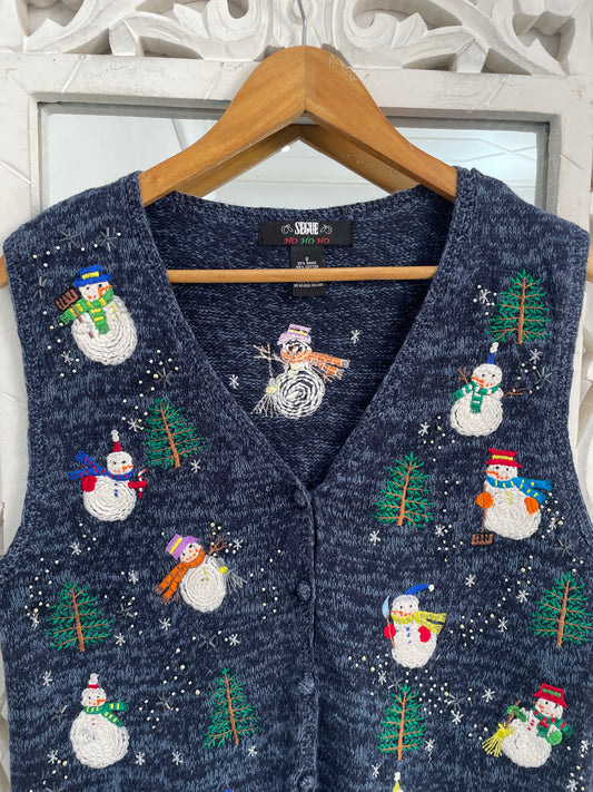 Christmas Sweater Vest-Bust 38