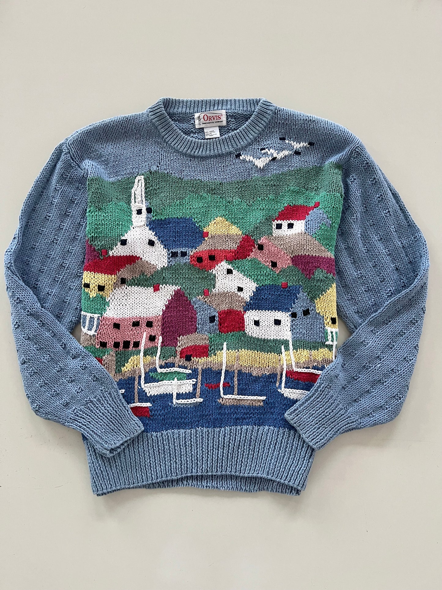 Orvis Embroidered Sweater-Bust 44