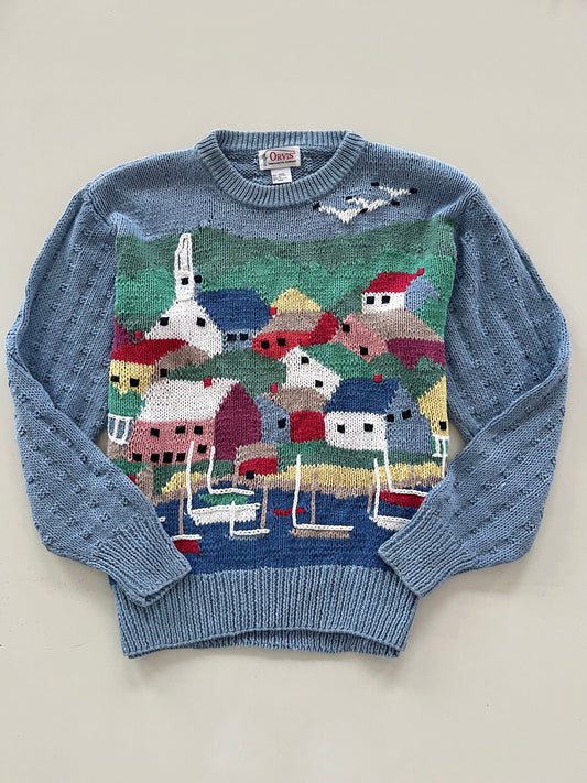 Orvis Embroidered Sweater-Bust 44