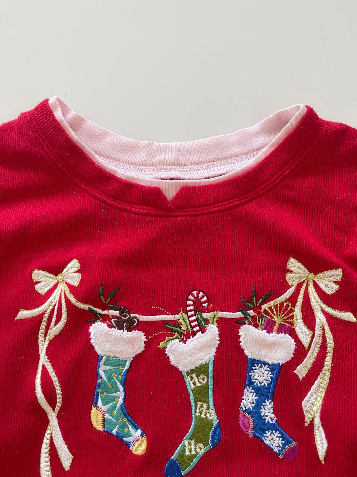 White Stag Christmas Embroidered Sweater-Bust 48