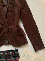 Zara Vintage Corduroy Blazer-Bust 34