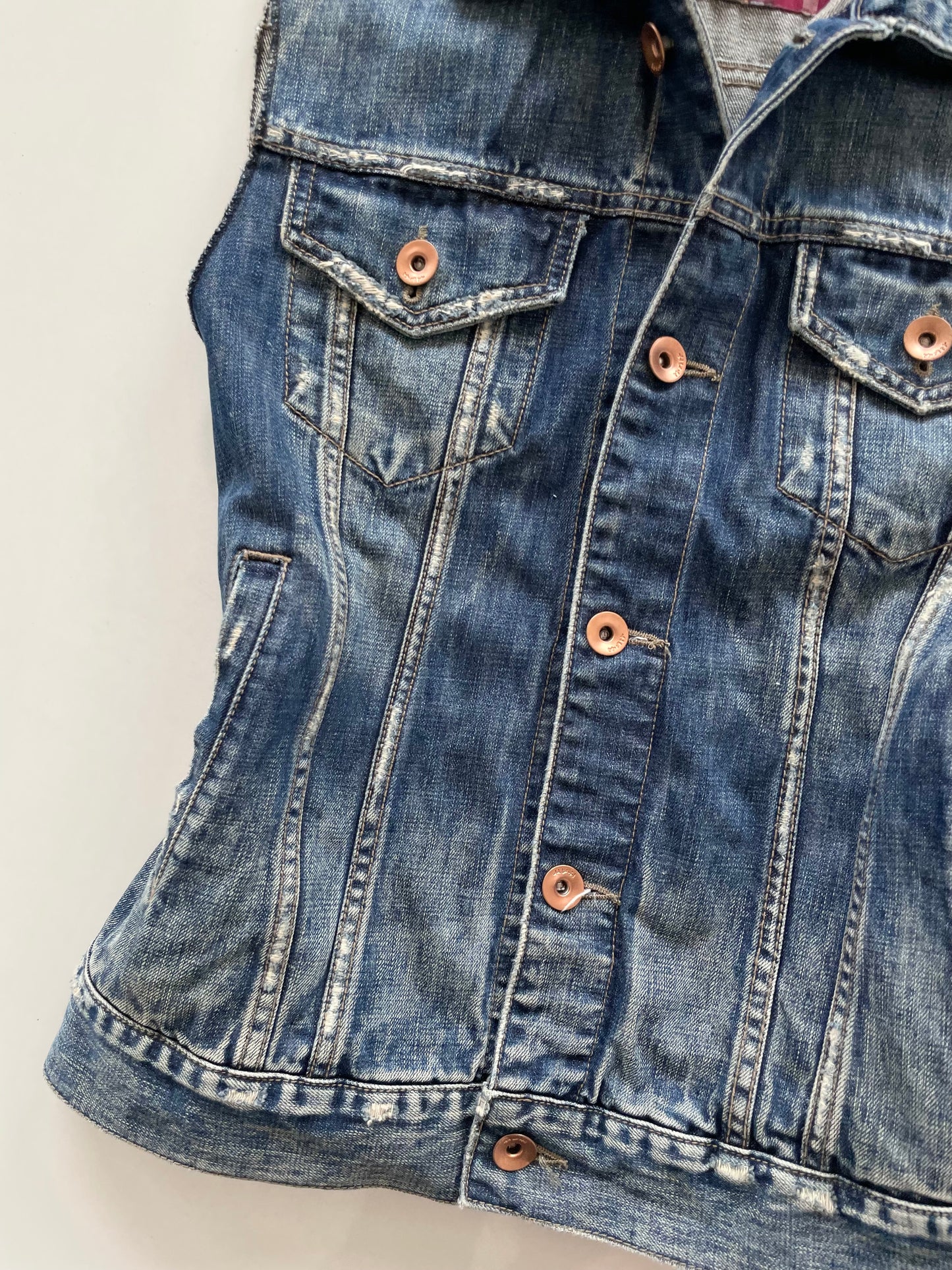 Denim Vest-Chest 38