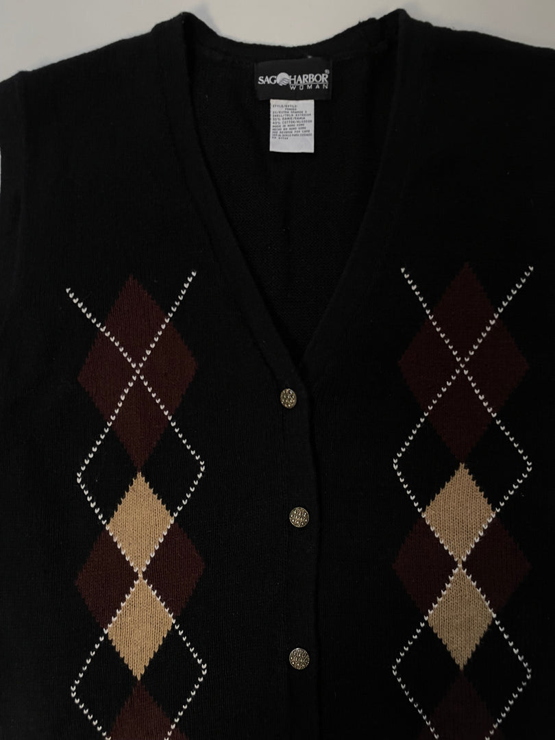 Sag Harbor Sweater Vest-Bust 52