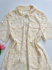 Sheer Lacy Dress-Bust 38