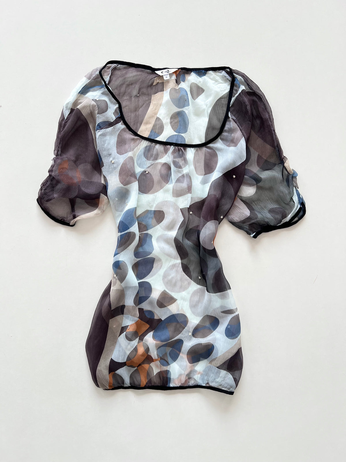Sheer Silk Top-Bust 42