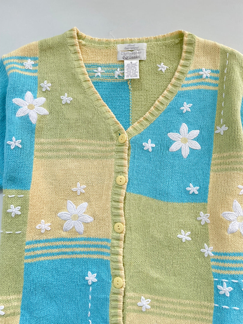 Christopher & Banks Embroidered Sweater Vest-Bust 42