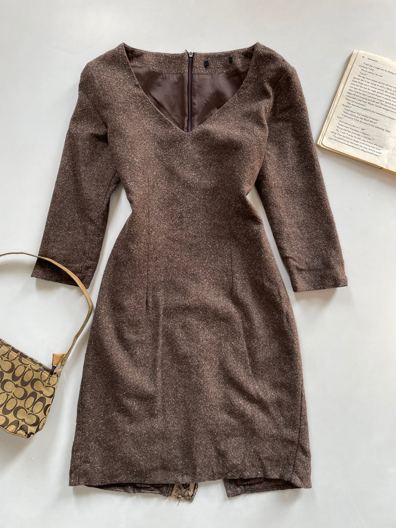 Winter Tweed Dress-Bust 34