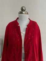 Load image into Gallery viewer, EMBROIDERED ALIA SUEDE SHIRT - BUST 42
