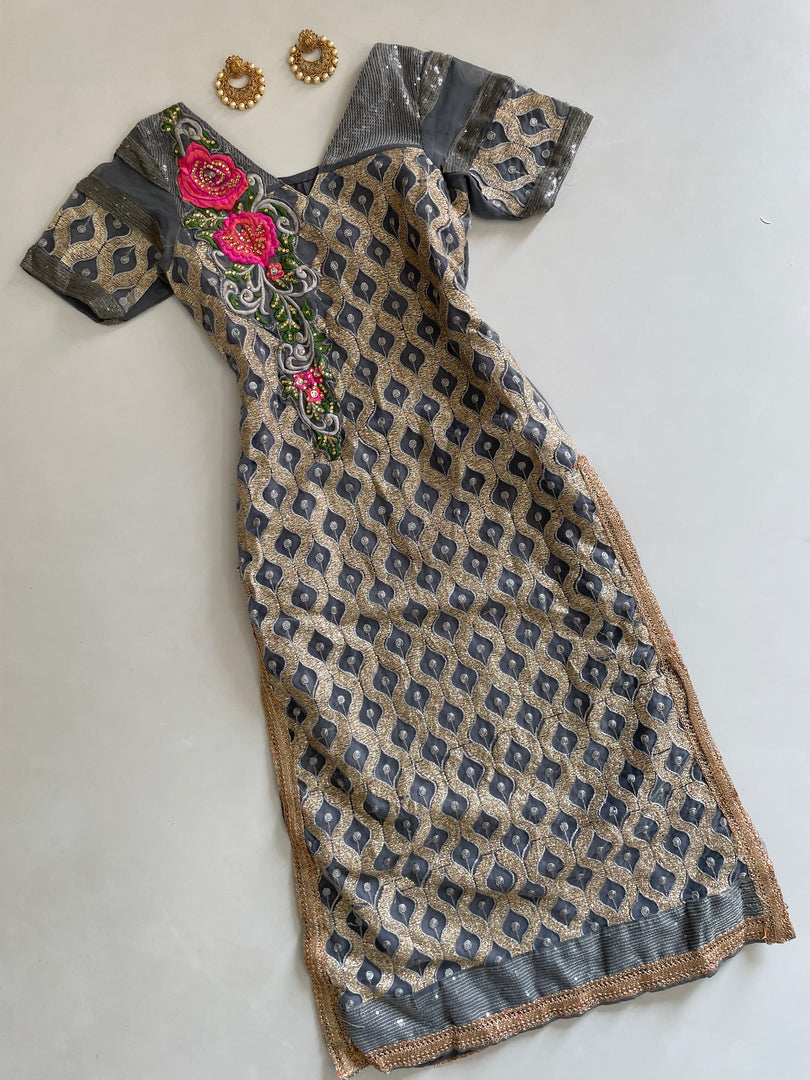 Embroidered Kurti-Bust 32