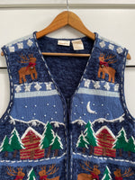Load image into Gallery viewer, Bobbie Brooks Vintage Christmas Sweater Vest-Bust 40
