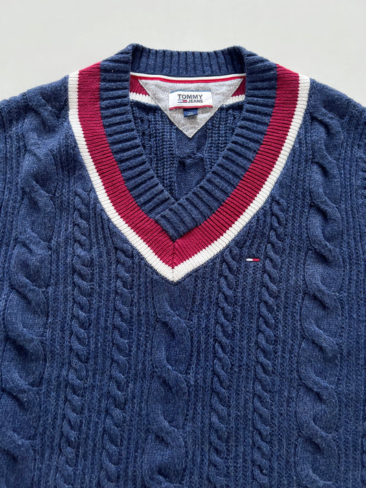 Tommy Hilfiger 65%Cotton 10% Wool Vintage Vest-Bust 48