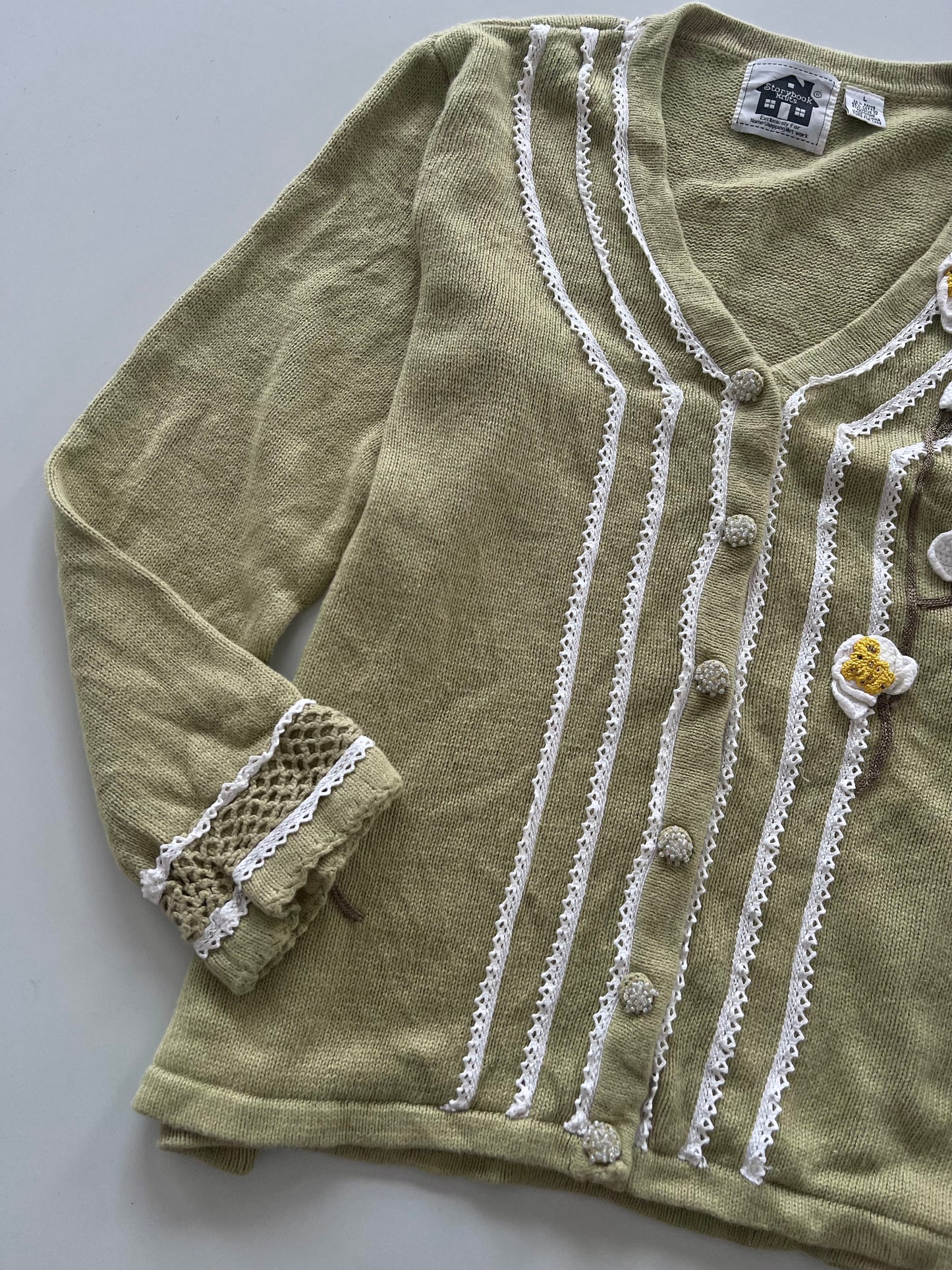 Story Book Knits Embroidered Sweater-Bust 48
