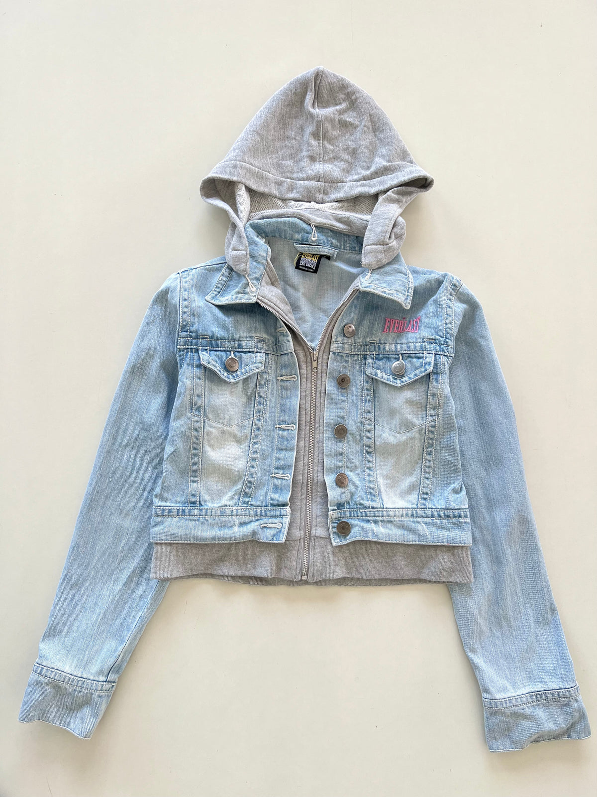 Everlast Vintage Hooded Denim Jacket-Bust 40