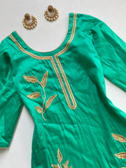Embroidered Kurta-Bust 34