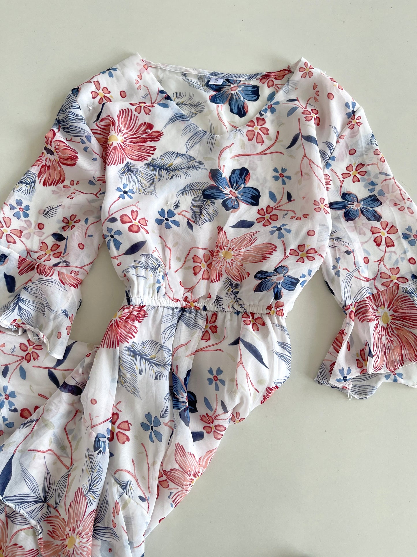 Floral Korean Dress-Bust 38