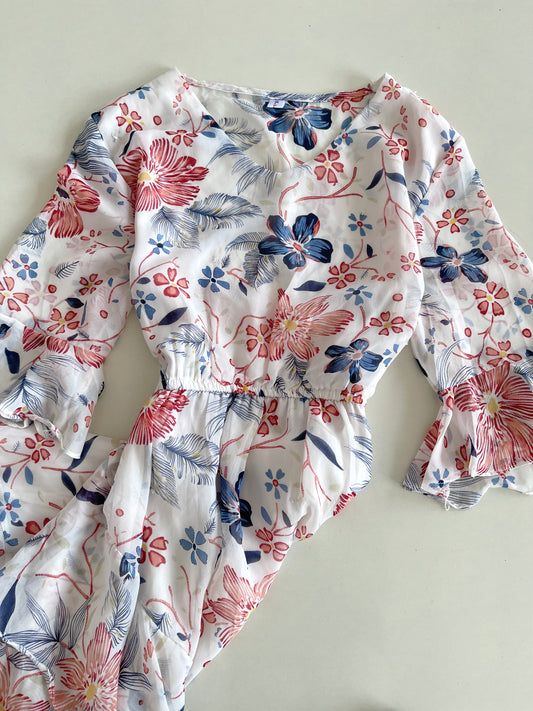 Floral Korean Dress-Bust 38