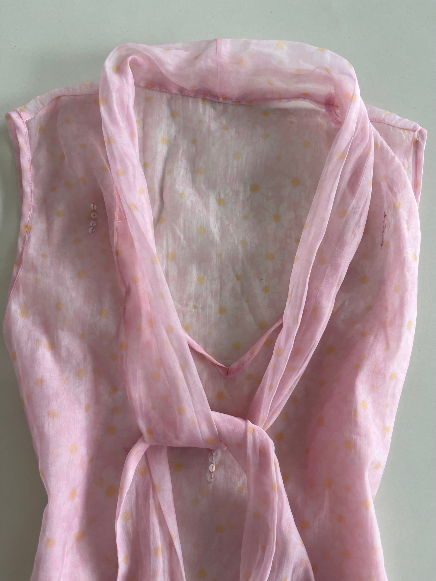 Blush Sheer Top-Bust 38