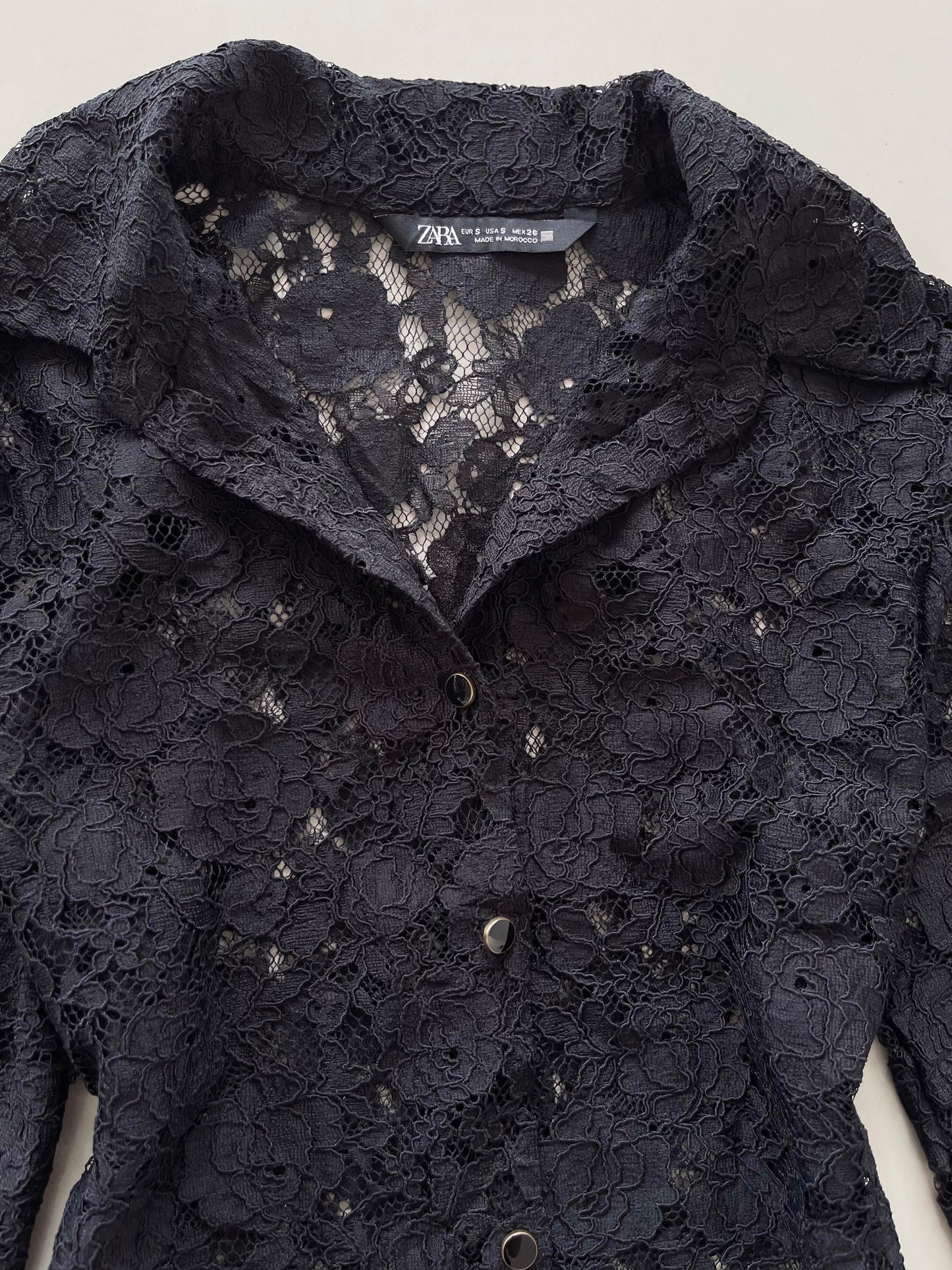 Zara Sheer Shirt-Bust 38