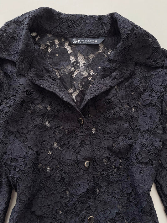 Zara Sheer Shirt-Bust 38