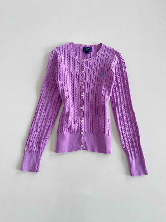Ralph Lauren 100% Cotton Vintage Cardigan-Bust 36 to 38
