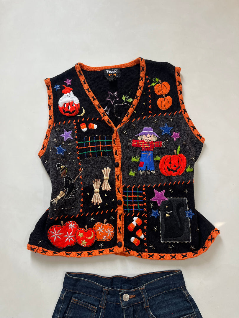 Christmas Sweater Vest-Bust 40