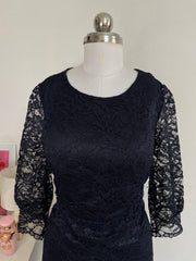 VERO MODA BLUE LACE DRESS - BUST 40