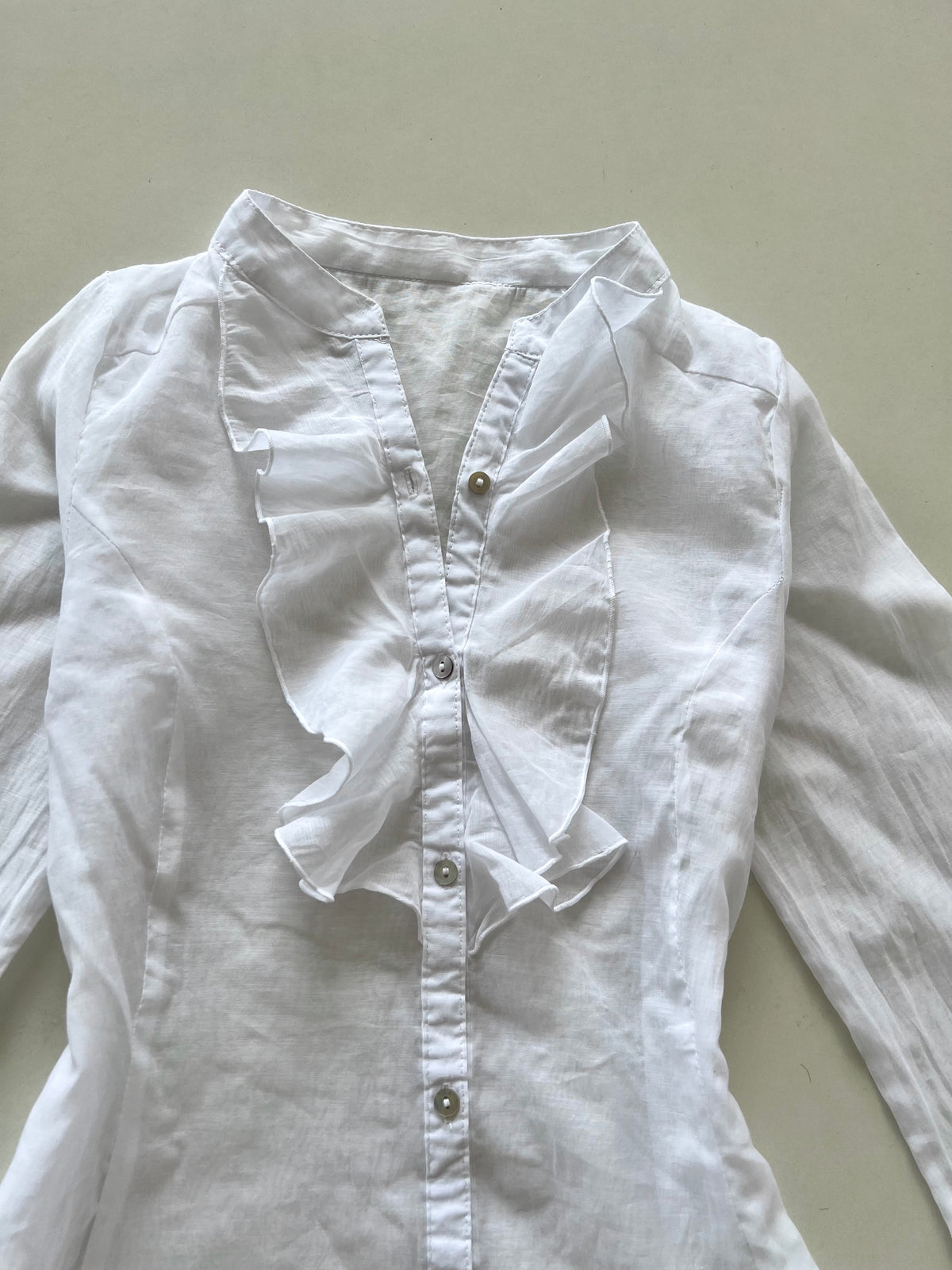 Vintage Cotton Sheer Top-Bust 26