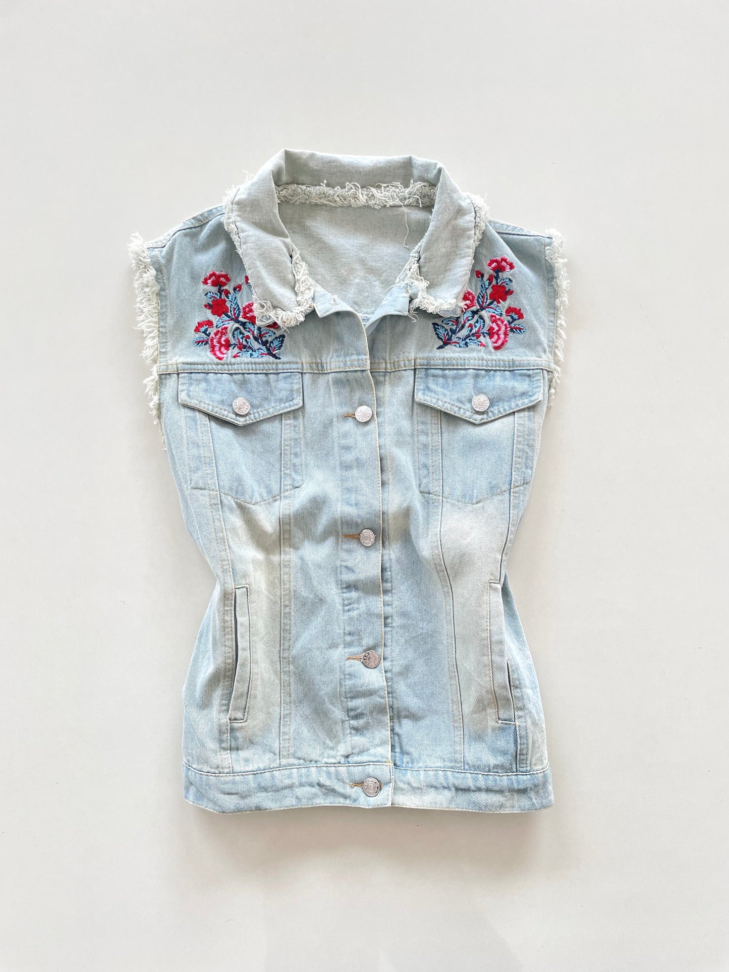Denim Vest-Chest 40
