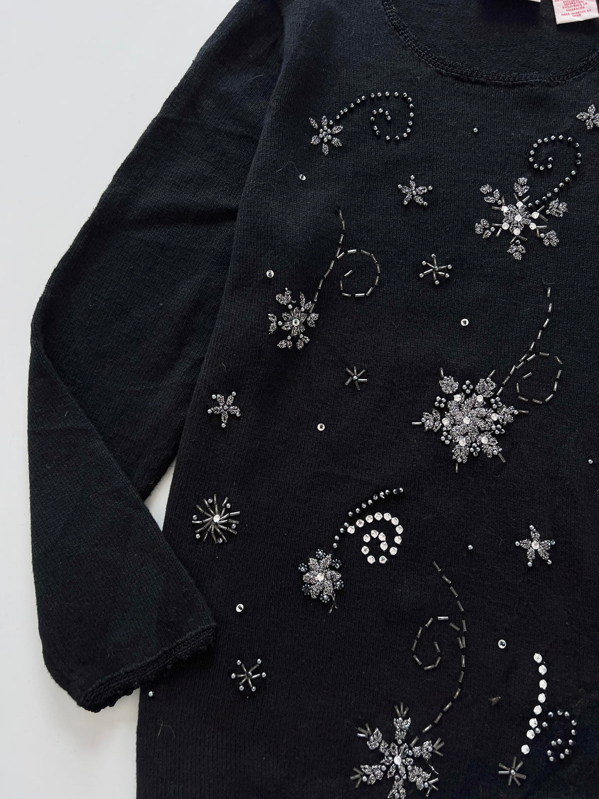 Basic Editions Hand Embroidered Sweater-Bust 42