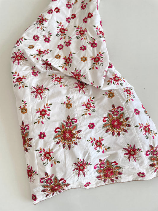 Desi Embroidered Dress-Bust 34