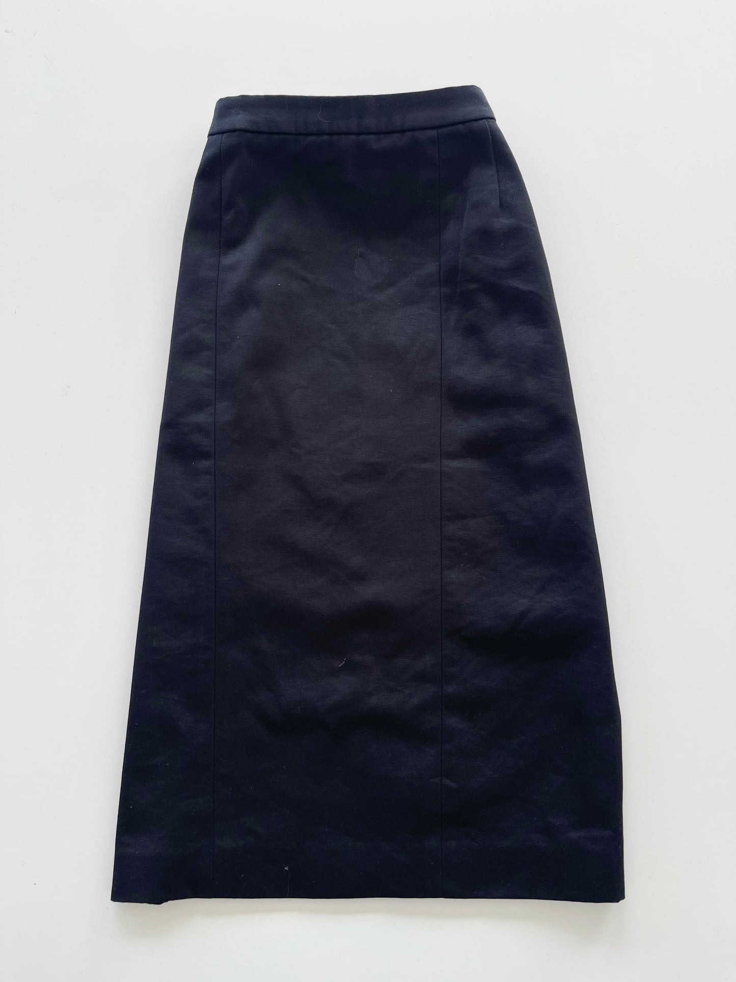 Solid Black Formal Skirt-Waist 30