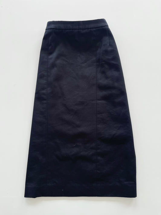 Solid Black Formal Skirt-Waist 30