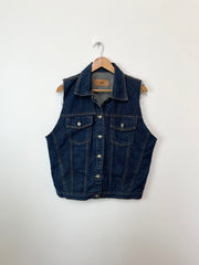 Deep Denim Vest-Bust 44