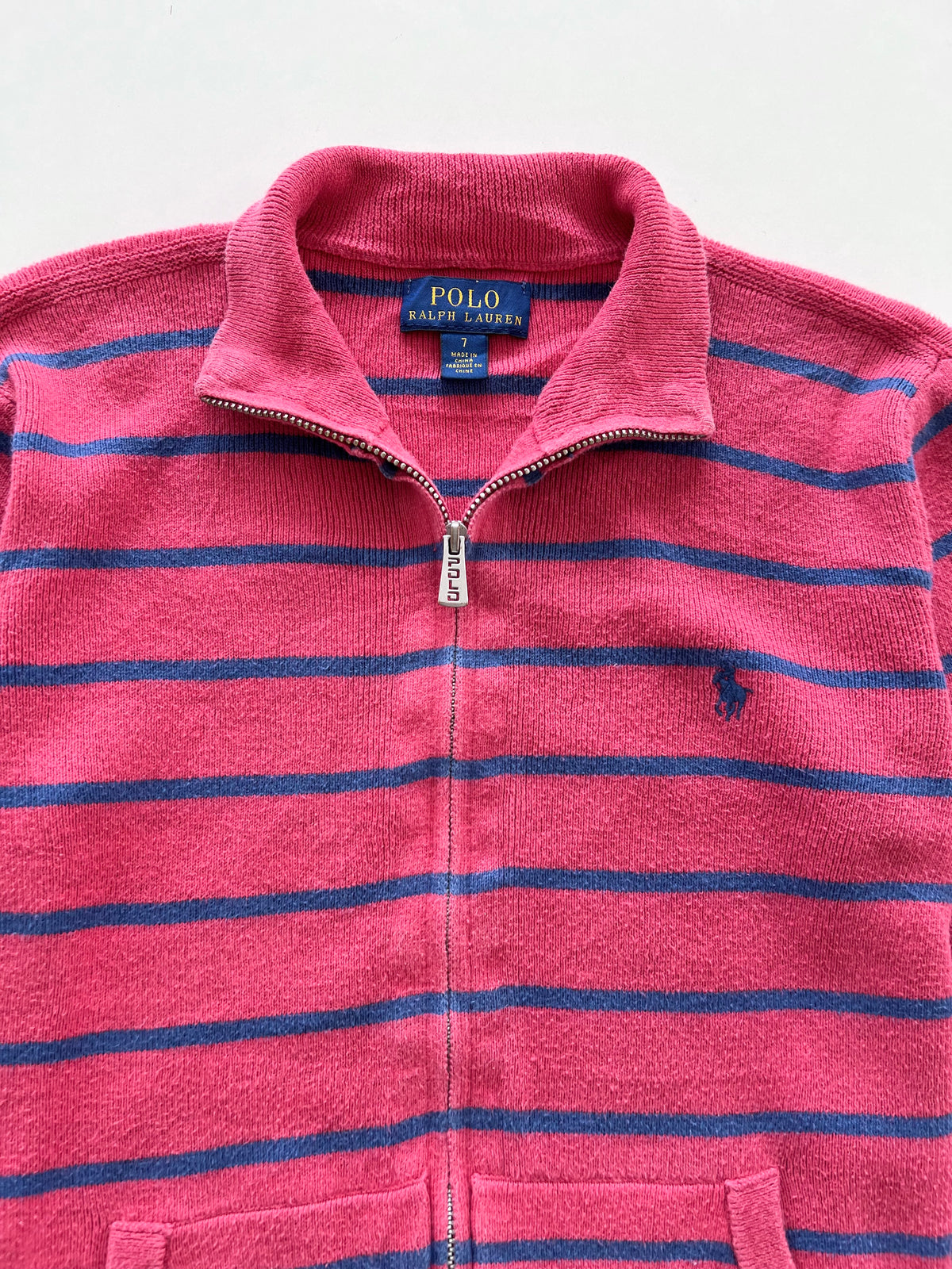 Ralph Lauren 100%Cotton Kids Vintage Zipper-Bust 30