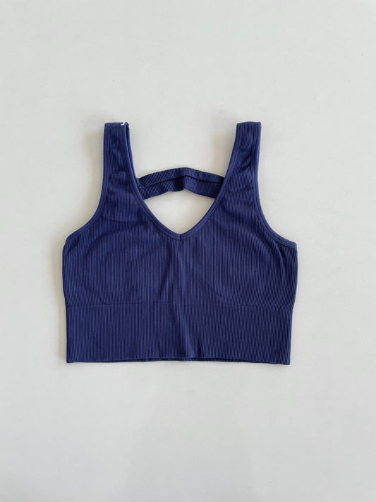 90Degree Rib Active Wear Top-Bust 34
