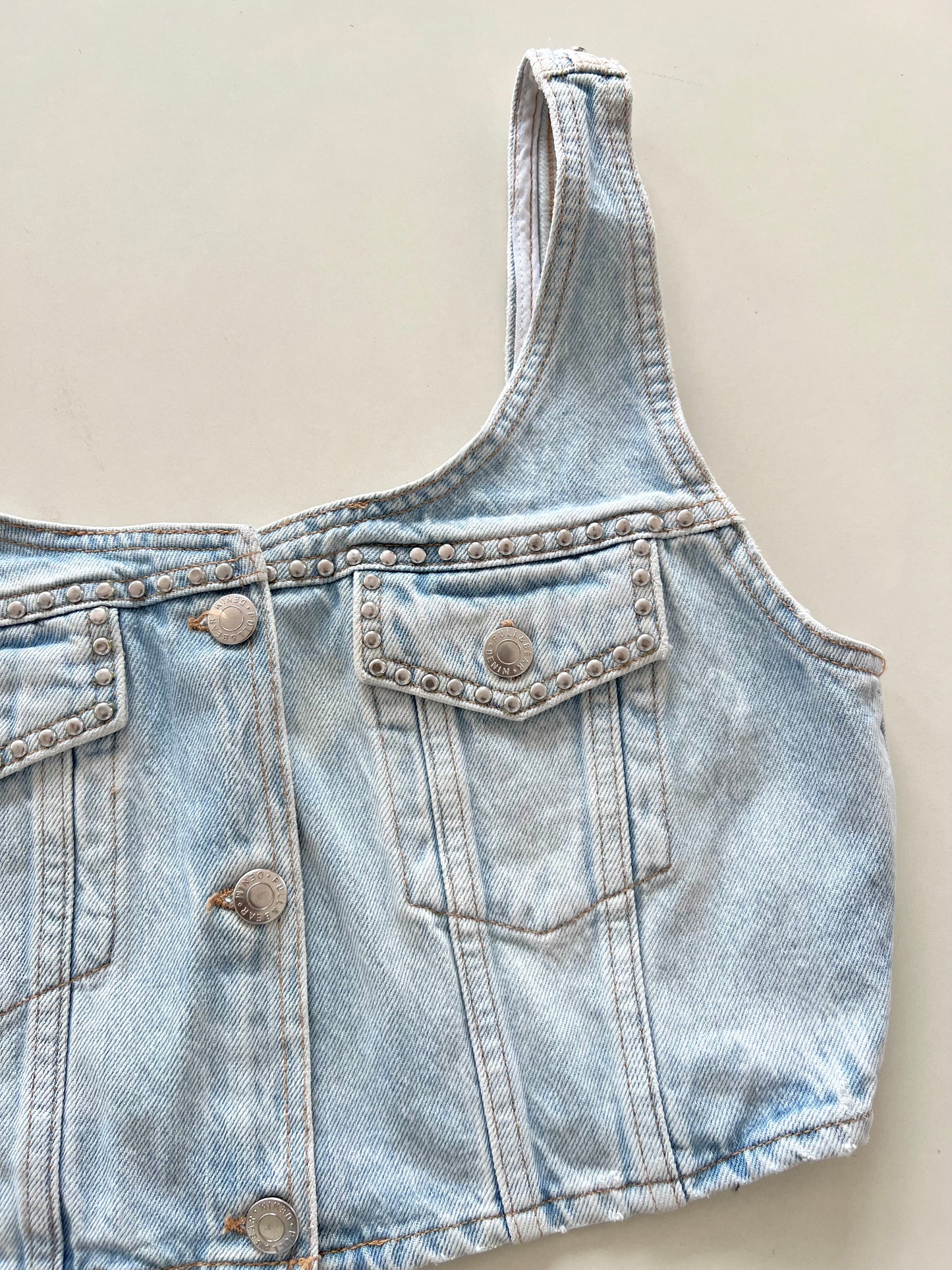 Pull&Bear Denim Top-Bust 36