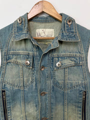 People Jeans Denim Vest-Bust 36