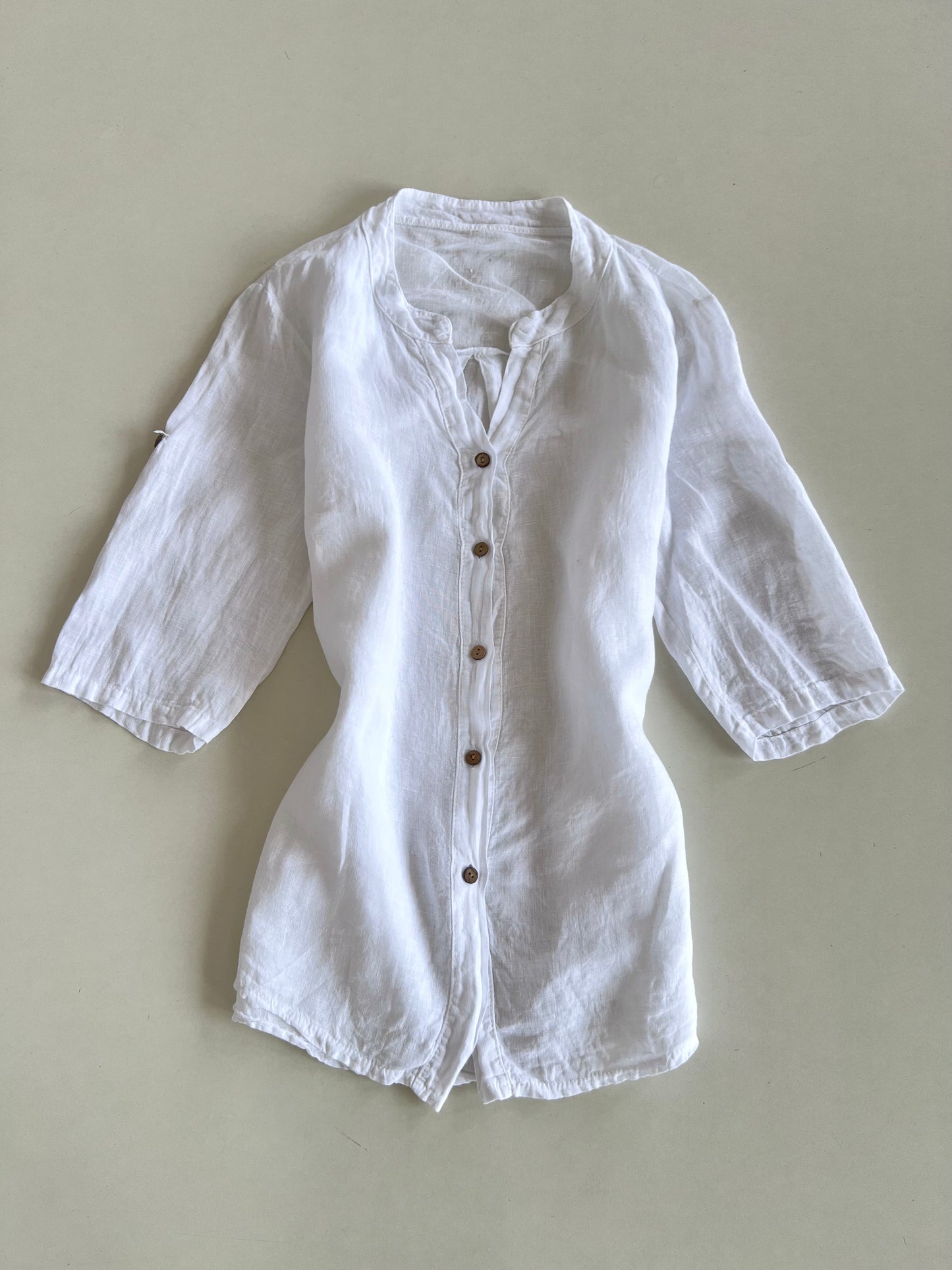 Milky White Shirt-Bust 38