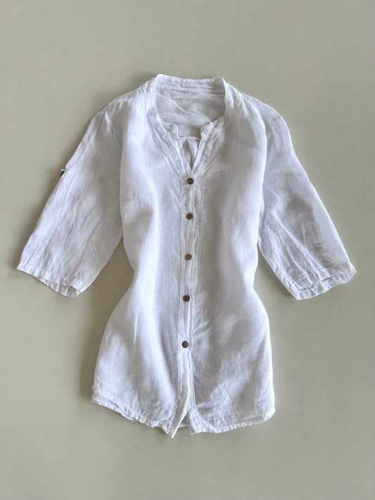 Milky White Shirt-Bust 38