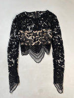 Load image into Gallery viewer, Sheer Lace Top-Bust 34
